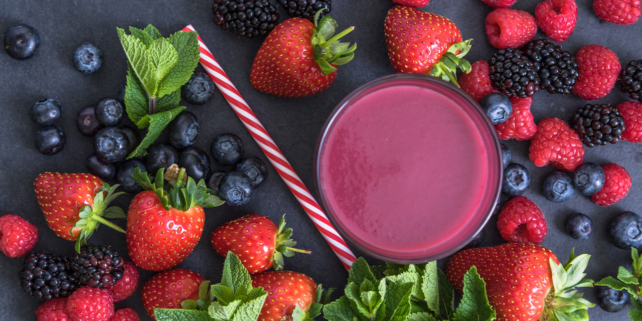 Berry Protein Smoothie - I Heart Naptime