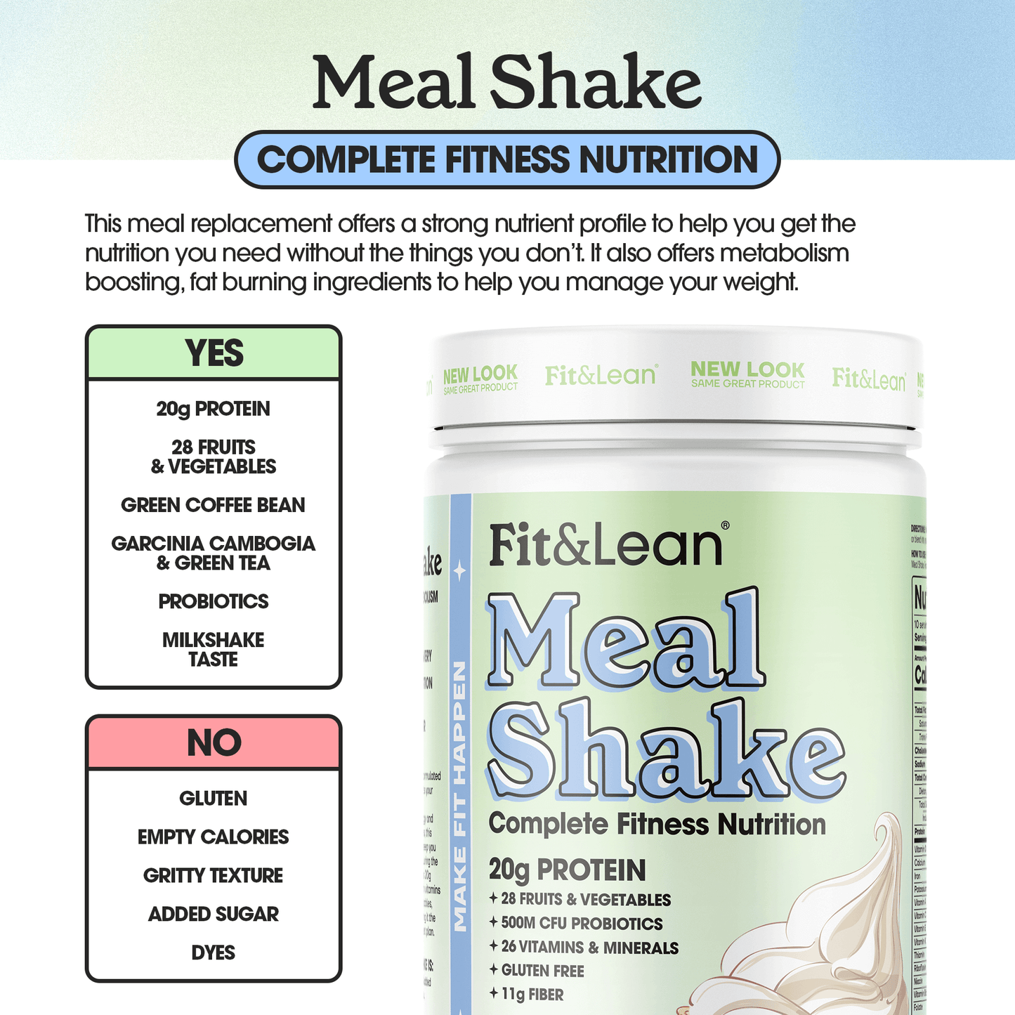 Meal Shake Vanilla Ice Cream