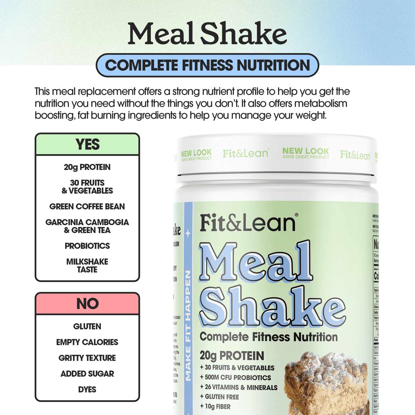 Meal Shake Coffee Crumb Cake