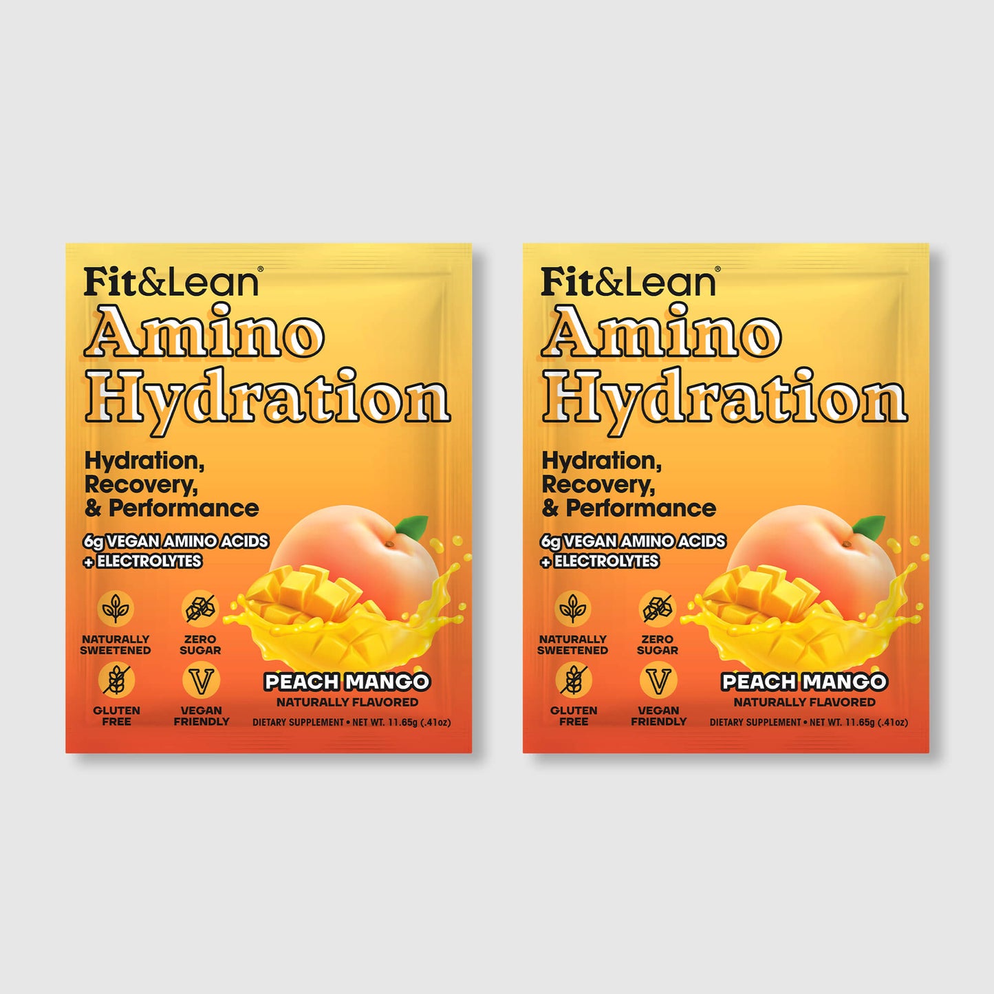 Amino Hydration Peach Mango Samples (2x)