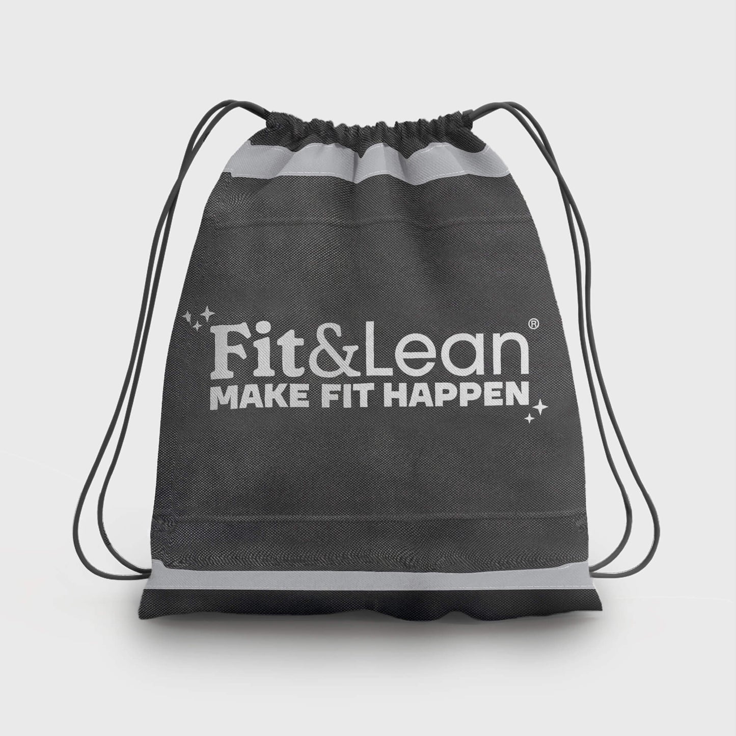 Black Drawstring Bag