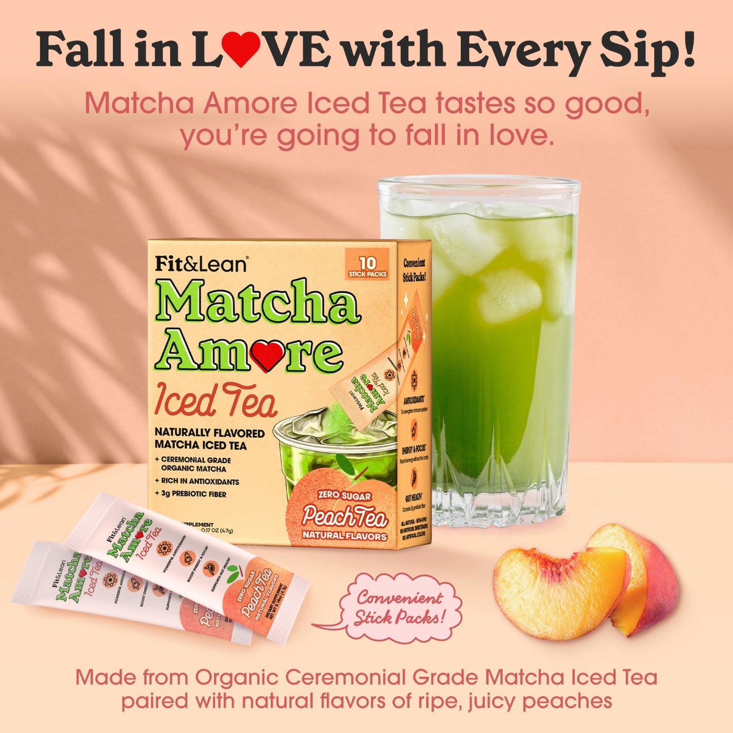 Peach Iced Tea Stick Pack
