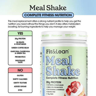Meal Shake Strawberry Shortcake