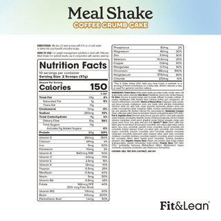 Meal Shake Coffee Crumb Cake