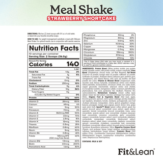 Meal Shake Strawberry Shortcake