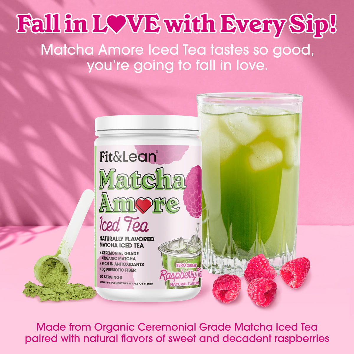 Matcha Amore Iced Tea – Fit & Lean