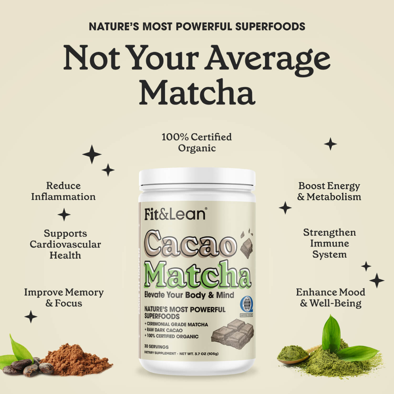 reduce inflammation support cardiovascular health improve memory and focus boost metabolism and energy strengthen immune system enhance mood and well being organic certified