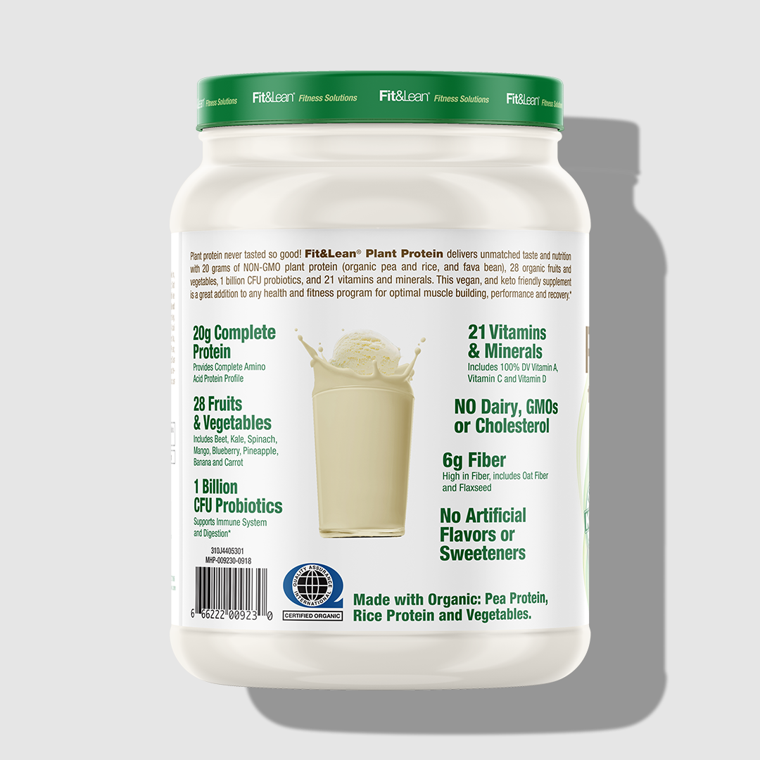 High Fiber Plant Based Protein Powder - Buy Today!