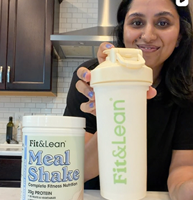 Woman with shaker on tired-to-cook night