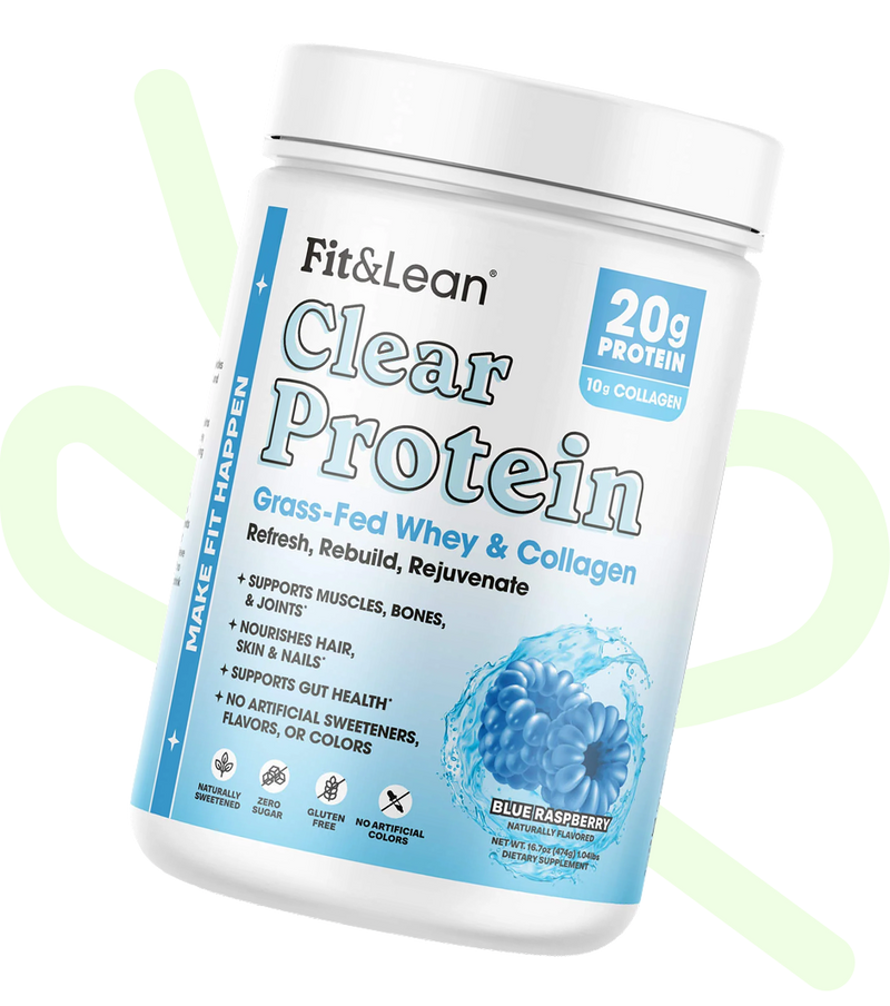 Fit and Lean Clear Protein tub